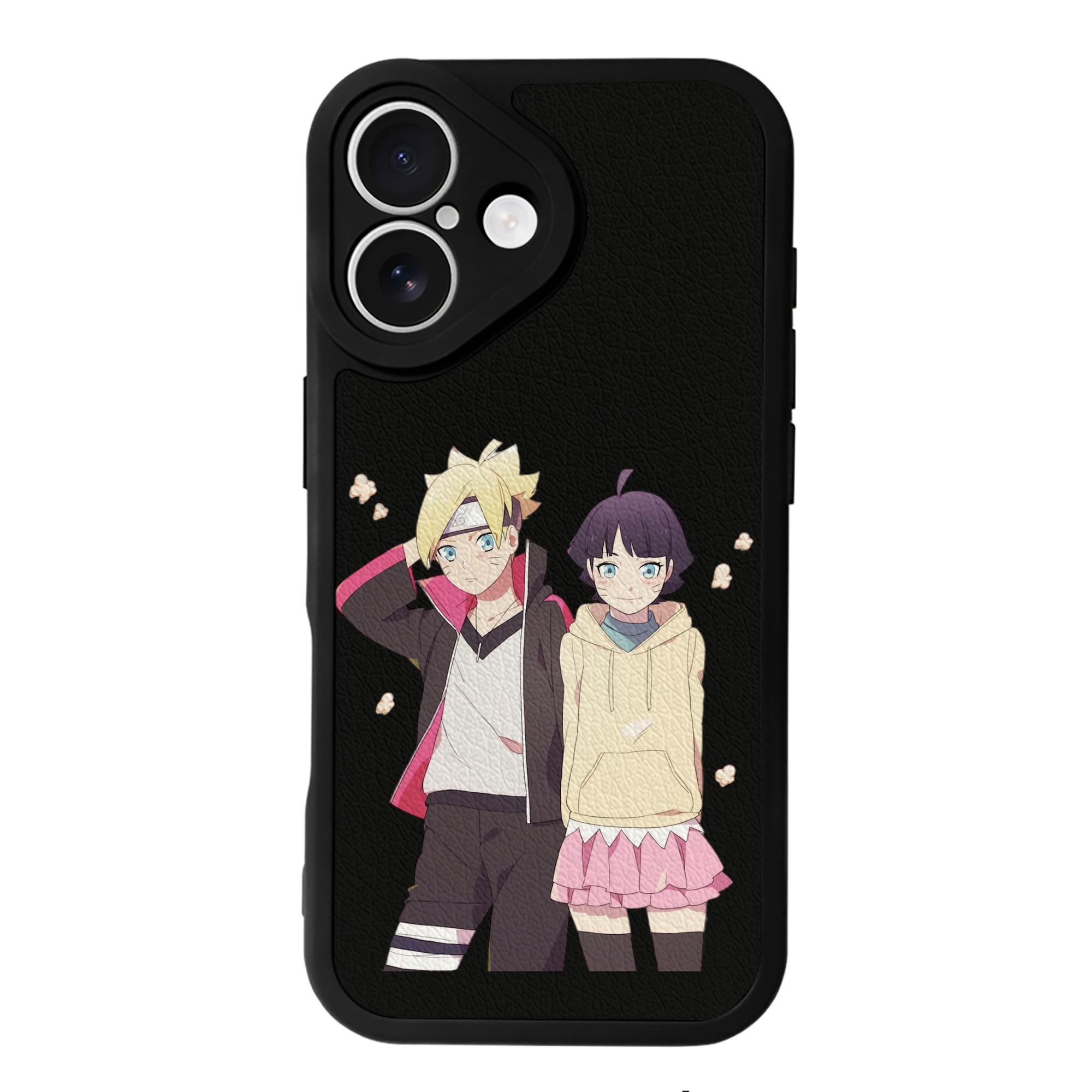 （画像用） NARUTO -ナルト- うずまき ボルト Uzumaki Boruto 【iPhone 16シリーズ対応】シリコンスマホケース（レザー調） 材質：シリコン